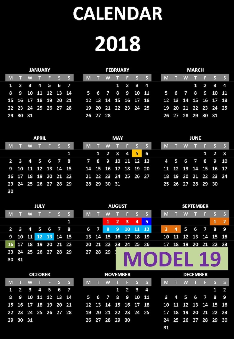 calendar in excel for mac version 15